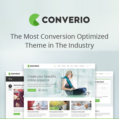 Converio – Responsive Multi-Purpose WordPress Theme